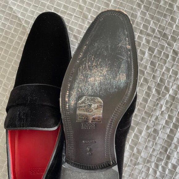 Hugo Boss black suede shoes size 9 main image 7